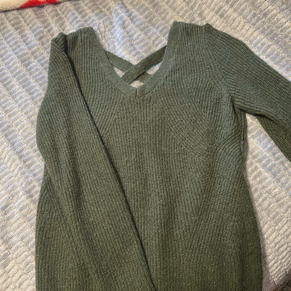 Love Ellie Dark Green Sweater